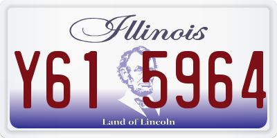 IL license plate Y615964