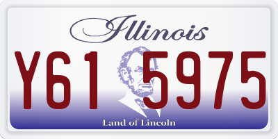 IL license plate Y615975