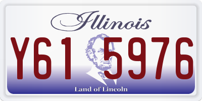 IL license plate Y615976