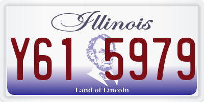 IL license plate Y615979