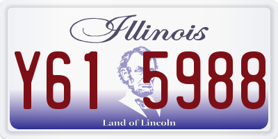 IL license plate Y615988