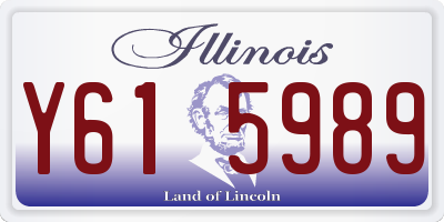 IL license plate Y615989