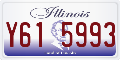 IL license plate Y615993