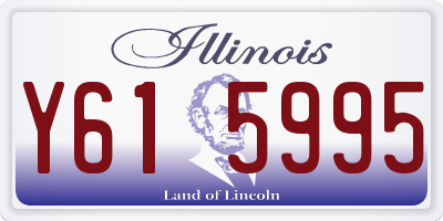 IL license plate Y615995
