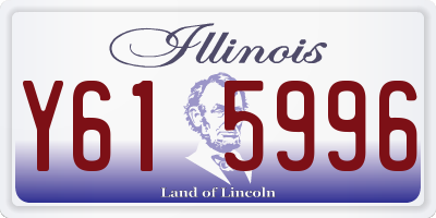 IL license plate Y615996