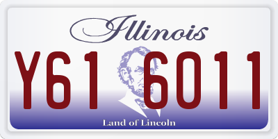 IL license plate Y616011