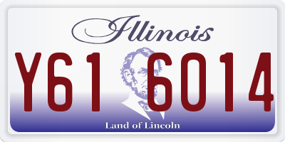 IL license plate Y616014
