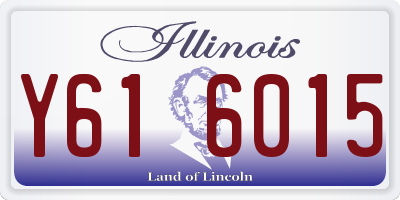 IL license plate Y616015