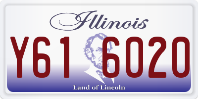IL license plate Y616020