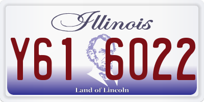 IL license plate Y616022