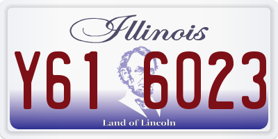 IL license plate Y616023