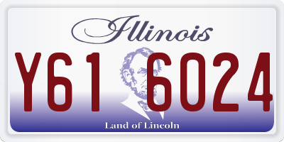 IL license plate Y616024