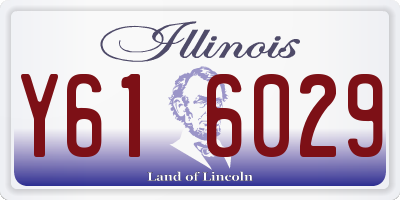 IL license plate Y616029