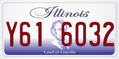 IL license plate Y616032