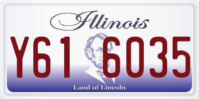 IL license plate Y616035