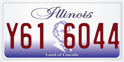 IL license plate Y616044