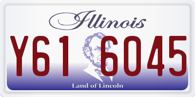IL license plate Y616045