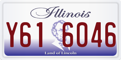 IL license plate Y616046