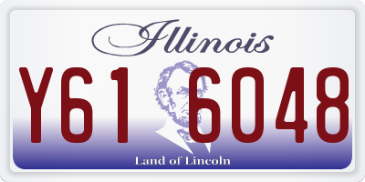 IL license plate Y616048