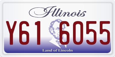 IL license plate Y616055