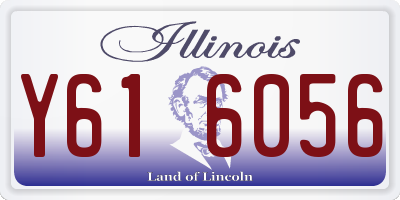 IL license plate Y616056