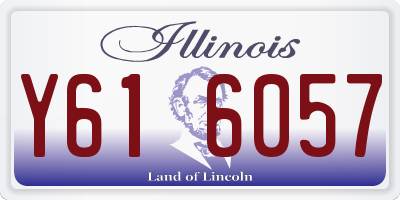IL license plate Y616057