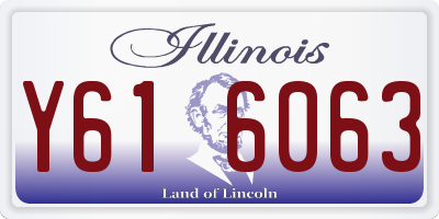 IL license plate Y616063