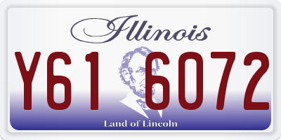 IL license plate Y616072