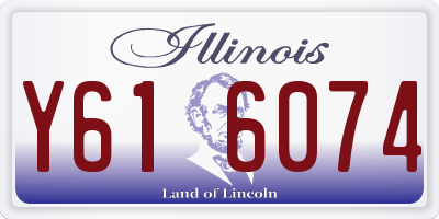 IL license plate Y616074