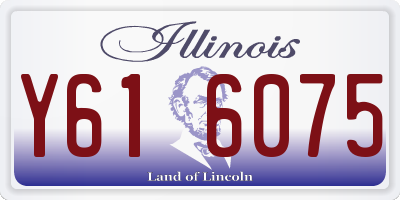 IL license plate Y616075