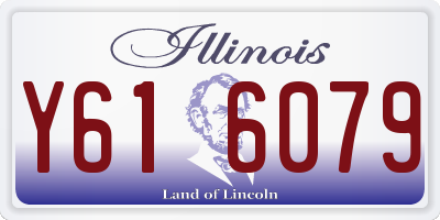 IL license plate Y616079