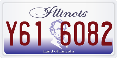 IL license plate Y616082
