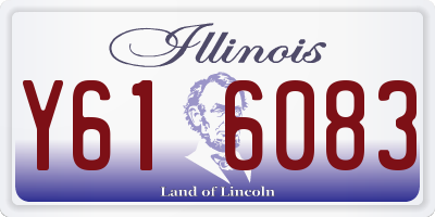 IL license plate Y616083