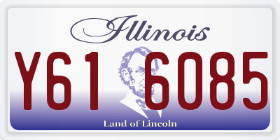 IL license plate Y616085