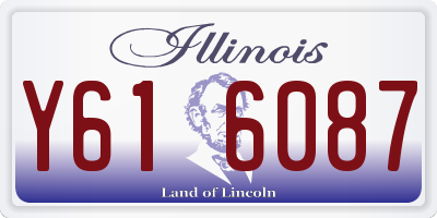 IL license plate Y616087