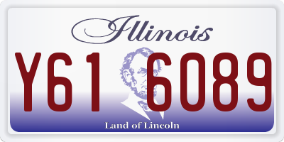 IL license plate Y616089