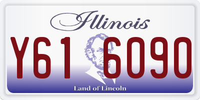 IL license plate Y616090