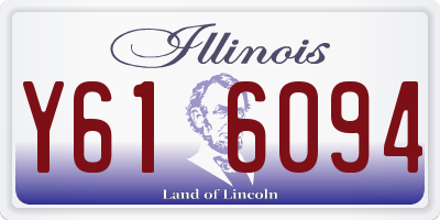IL license plate Y616094
