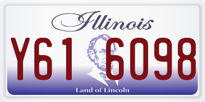 IL license plate Y616098