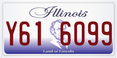 IL license plate Y616099