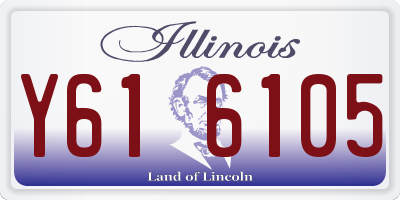 IL license plate Y616105