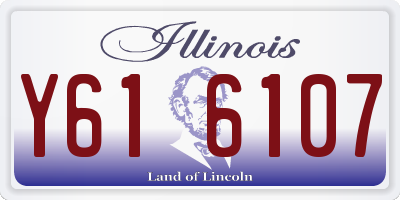 IL license plate Y616107