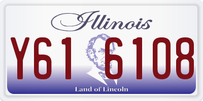 IL license plate Y616108
