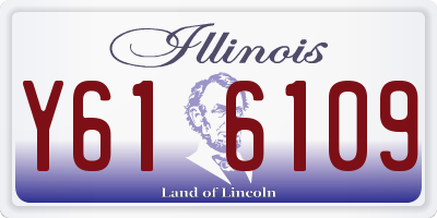 IL license plate Y616109