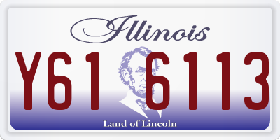 IL license plate Y616113