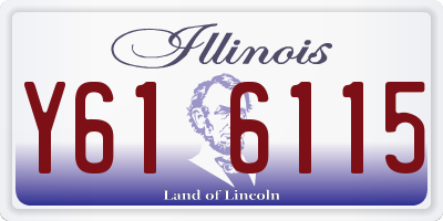 IL license plate Y616115