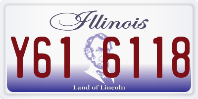 IL license plate Y616118