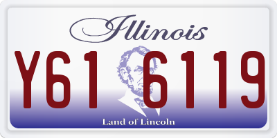 IL license plate Y616119