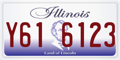 IL license plate Y616123