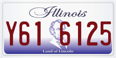 IL license plate Y616125